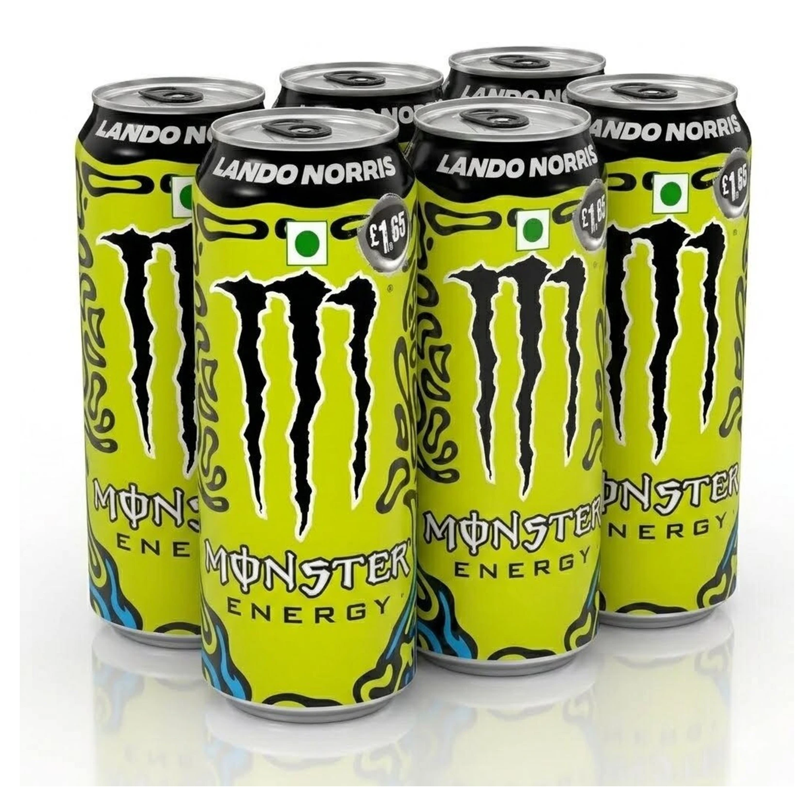 HEALTHIVA Monster Energy Lando Norris Carbonated L-Carnitine Zero Sugar Taurine Energy Drink