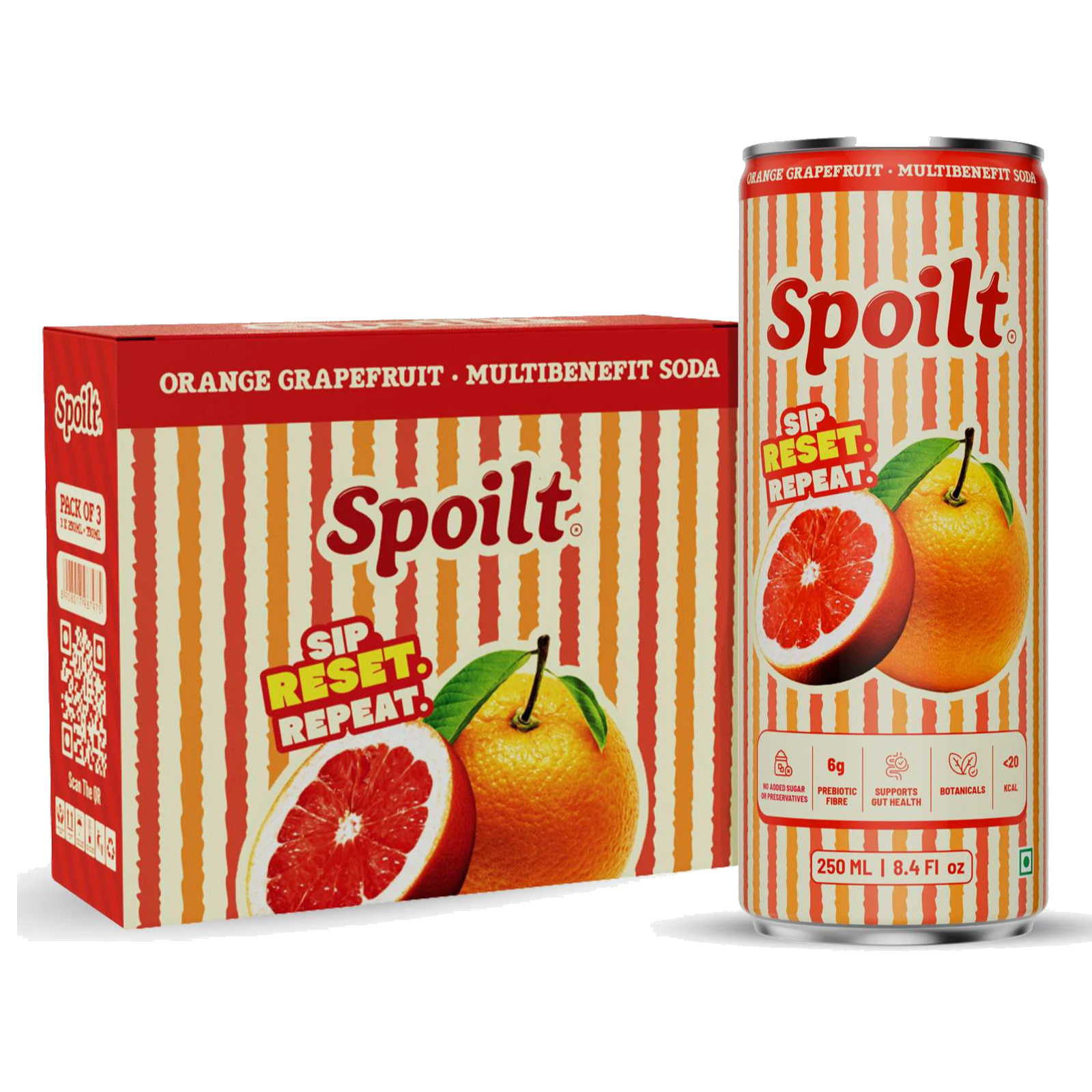 Spoilt Reset Functional Soda Gut Health Sparkling Soda