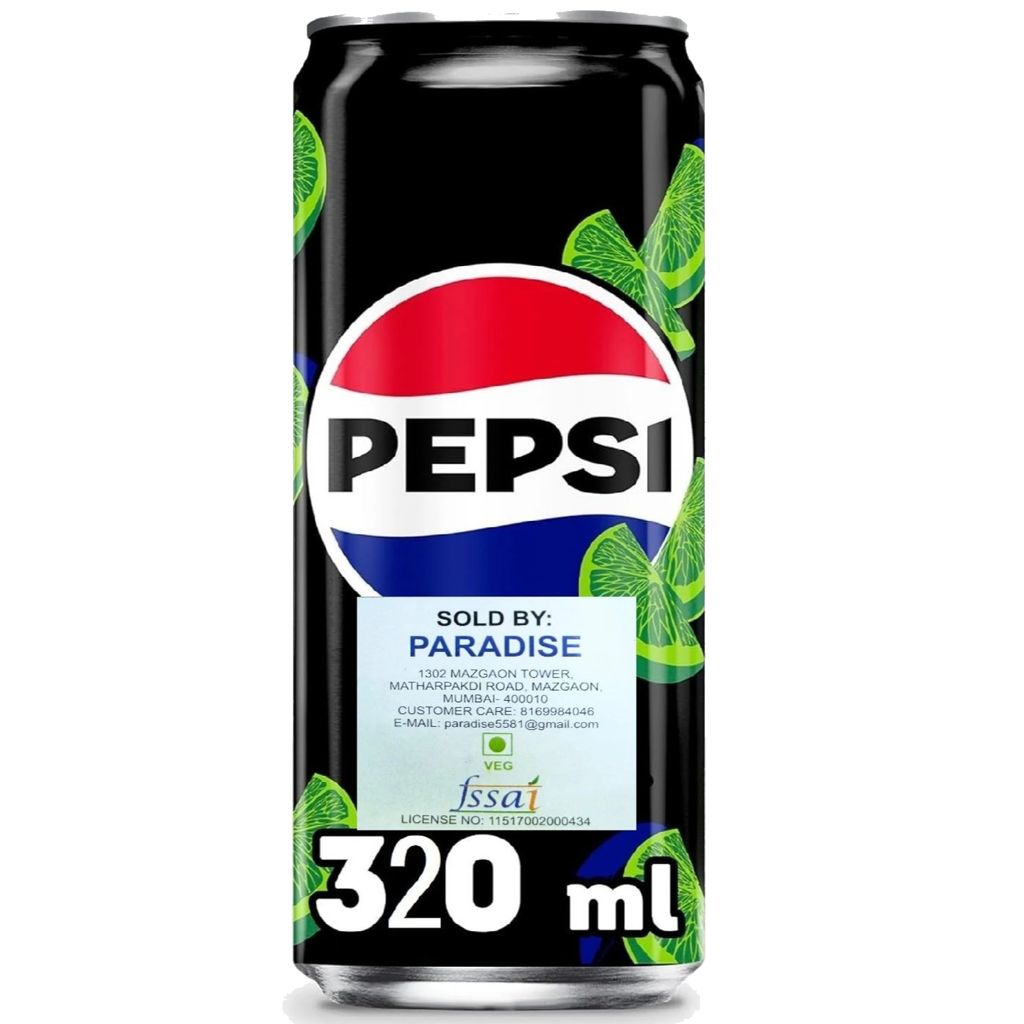 Pepsi Zero Sugar Lime Soft Drink Pack of 6